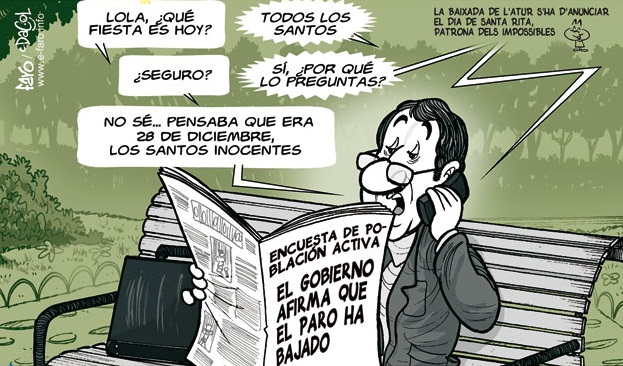 PÁSMENSE: BAJA EL DESEMPLEO EN ESPAÑA !!??