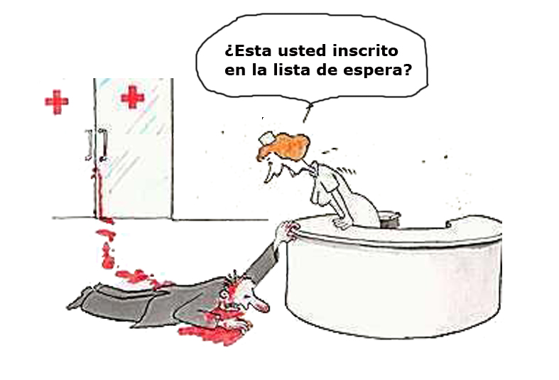 ESPERANDO UN MÉDICO DESESPERADAMENTE
