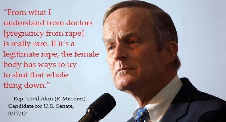 VIOLACIONES LEGÍTIMAS DEL CONGRESISTA TODD AKIN