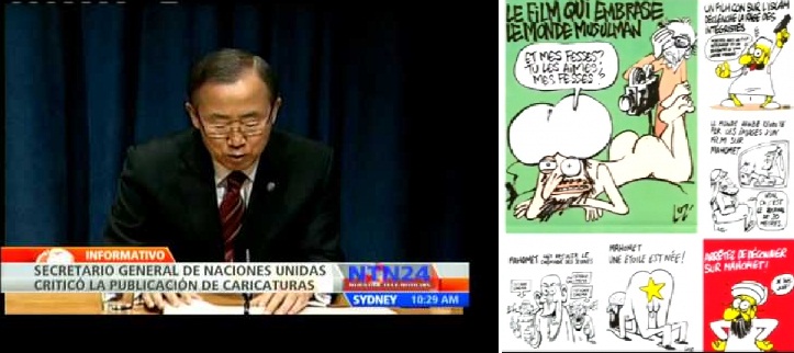 LA ONU SE PRONUNCIA EN EL CONFLICTO POR LAS CARICATURAS