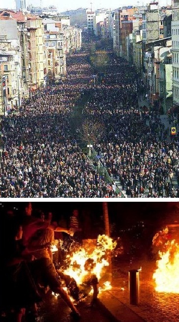 PROTESTAS POR LOS PGE EN PORTUGAL