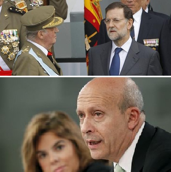 REPRIMENDA DEL REY A RAJOY