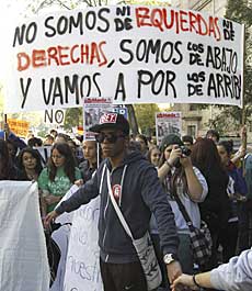 HUELGA DE ESTUDIANTES EN ESPA&Ntilde;A