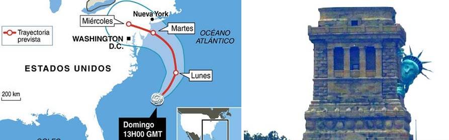 CAOS EN NEW YORK CON EL PASO DEL SANDY