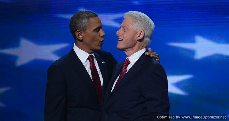 OBAMA Y CLINTON JUNTITOS