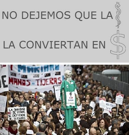 MAREA BLANCA POR UNA SANIDAD P&Uacute;BLICA DECENTE