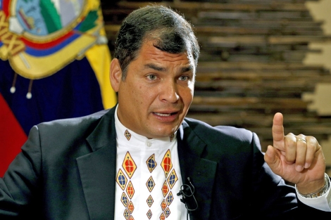 CORREA LLAMA A LA REBELI&Oacute;N EN ESPA&Ntilde;A
