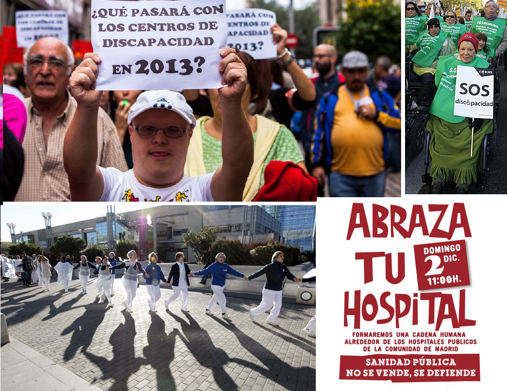 MADRID: CADA D&Iacute;A UNA MANIFESTACI&Oacute;N DE PROTESTA