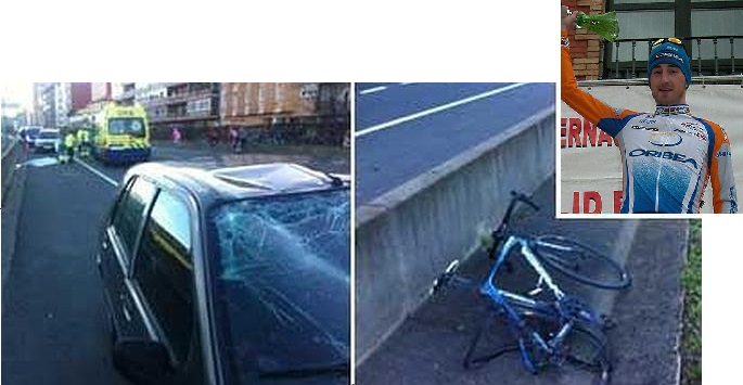 BUEN VIAJE A UN SUFRIDOR CORREDOR DE BICICLETAS