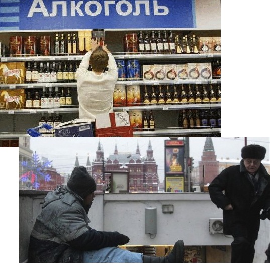 INFIERNO DE ALCOHOL Y FR&Iacute;O EN RUSIA