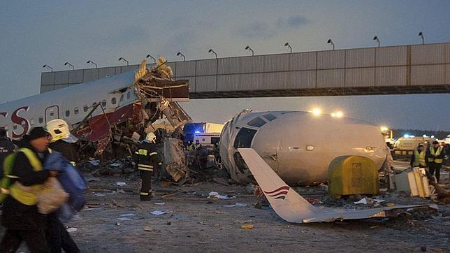 ACCIDENTE DE AVIÓN EN MOSCÚ