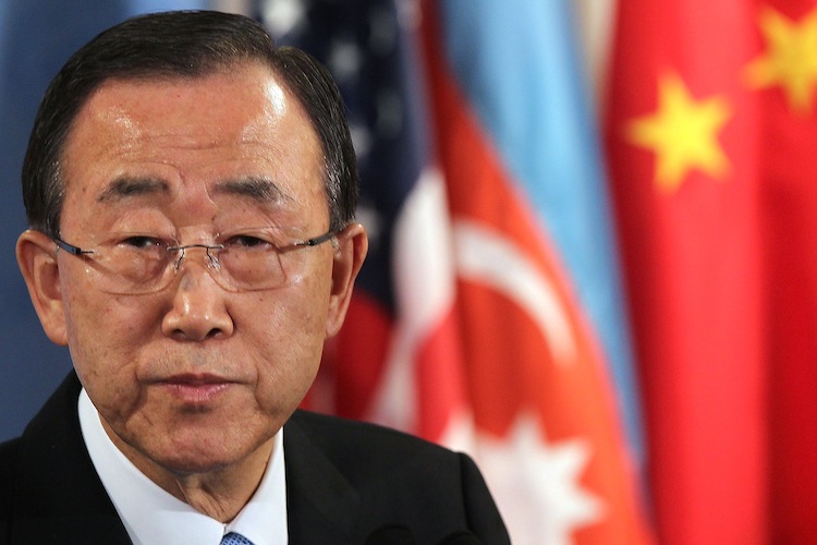 BAN KI-MOON: LAS MANCHAS DE SANGRE LLEVAN A LOS RESPONSABLES DEL CRIMEN