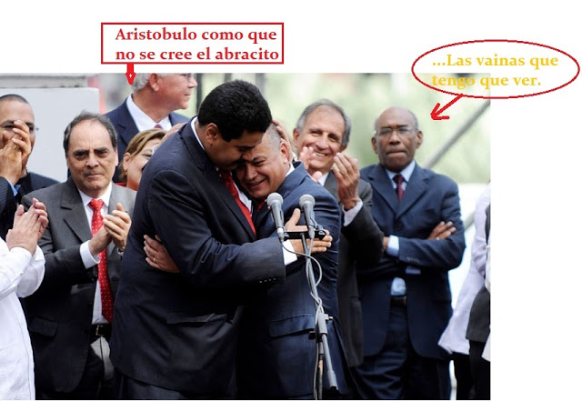 EL ABRAZO DE CABELLO Y MADURO&hellip;