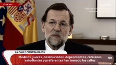 LA GENTE SE MANIFIESTA CONTRA RAJOY