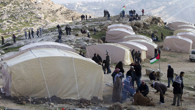 DESALOJO DE PALESTINOS EN CISJORDANIA