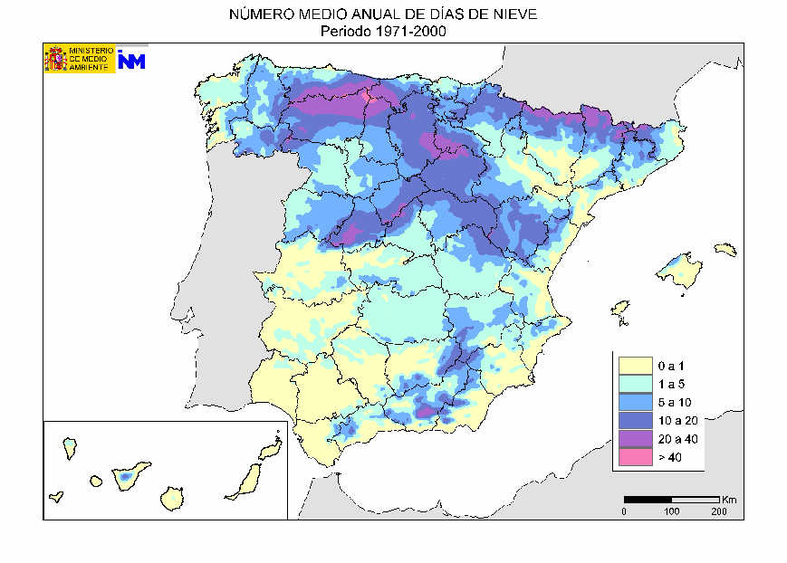 ESPAÑA: ¡NIEVE!...