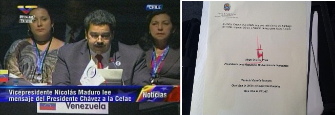 PRESENCIA EPISTOLAR DE CH&Aacute;VEZ