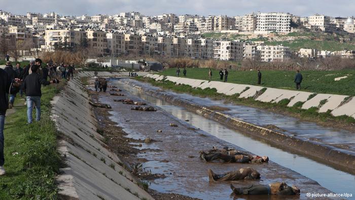 HORROR EN EL RIO DE ALEPPO