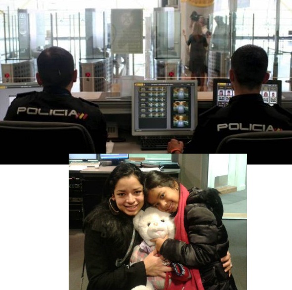 NI&Ntilde;A DE 5 A&Ntilde;OS RETENIDA 29 HORAS EN BARAJAS