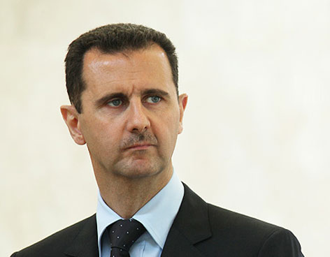 PROTESTA DEL DICTADOR ASSAD