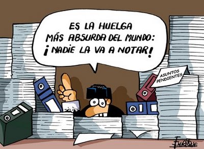JUECES Y FISCALES A LA HUELGA...