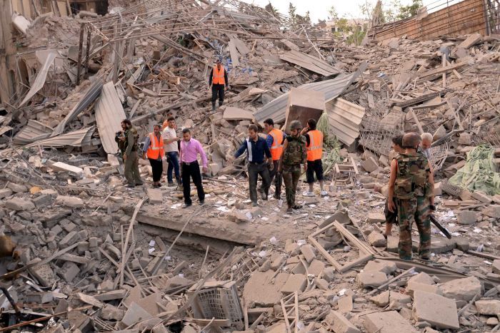 M&Aacute;S BOMBARDEOS EN LA YA DESTRUIDA CIUDAD DE ALEPPO