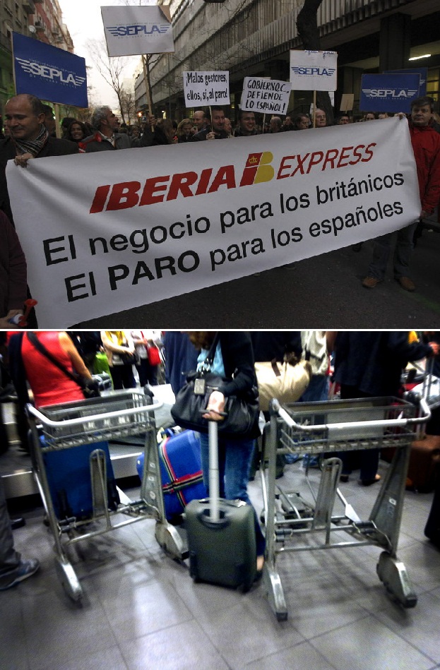 VOLANDO UNA EXPR&Eacute;SS NEWS DE IBERIA Y DE AENA