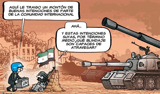 LA HUMANIDAD SIGUE CONSINTIENDO A ASSAD