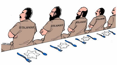 HUELGA DE HAMBRE DE PRESOS PALESTINOS