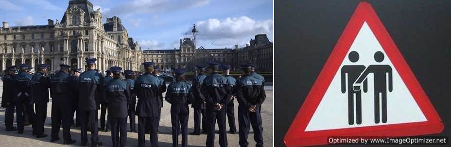 LLEVAR CARTERA AL LOUVRE ES UN PELIGRO