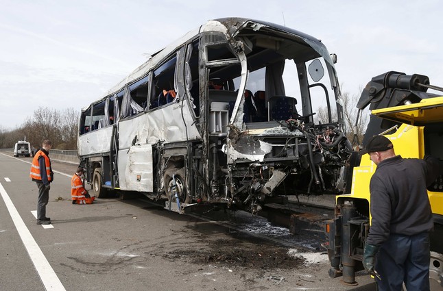 ACCIDENTE DE AUTOBÚS EN BÉLGICA