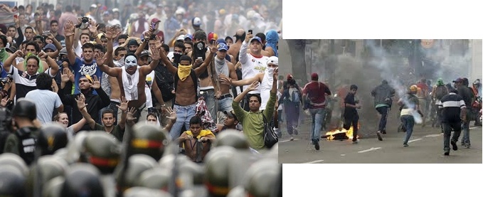 PROTESTAS Y MUERTOS EN VENEZUELA