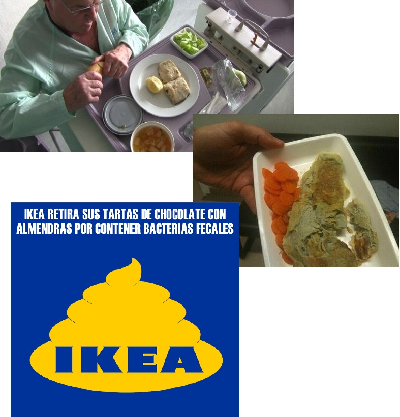RESTOS FECALES EN LA COMIDA