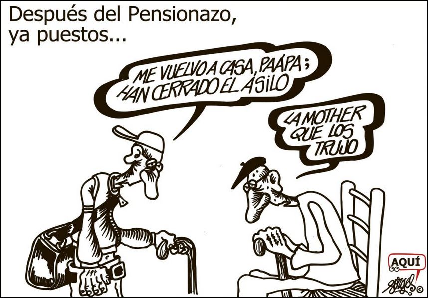 LA MITAD DE LOS ESPAÑOLES VIVE DE LAS PENSIONES DE LOS MAYORES