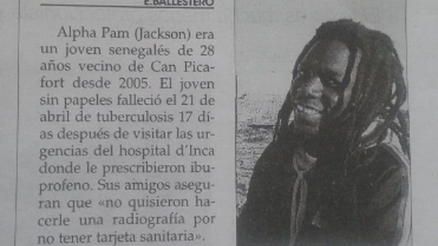 MUERE EN MALLORCA POR NEGÁRSELE ASISTENCIA SANITARIA