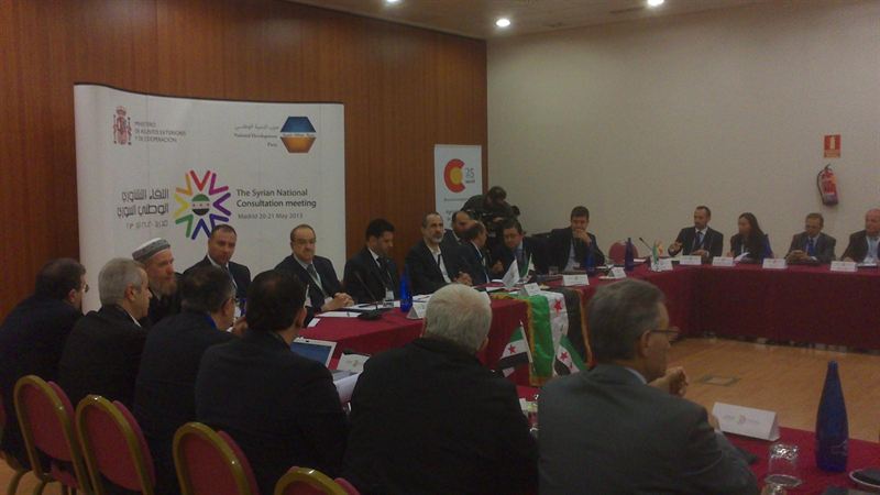 REUNIÓN DE CONSULTA NACIONAL DE LA OPOSICIÓN SIRIA EN MADRID