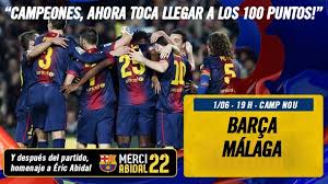 EL FUTBOL CLUB BARCELONA ALCANZALOS 100 PUNTOS