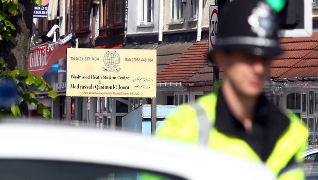 AGRESIÓN CON ARMA BLANCA EN MEZQUITA DE BIRMINGHAM