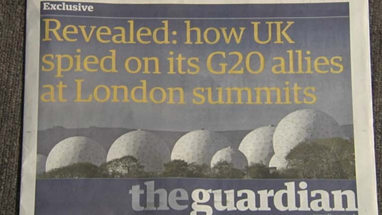 REINO UNIDO: ESPÍA EN LOS G20