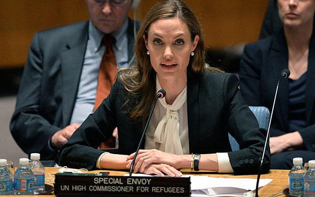 ANGELINA JOLIE CRITICA AL CONSEJO DE SEGURIDAD DE LA ONU