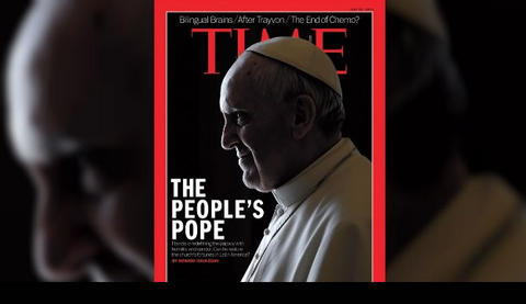 LA REVISTA TIME SE LA JUEGA AL PAPA