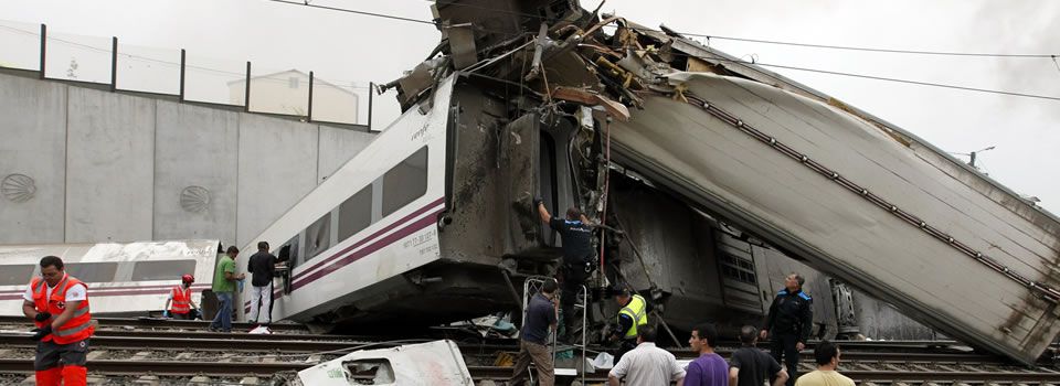 CATÁSTROFE FERROVIARIA EN GALICIA