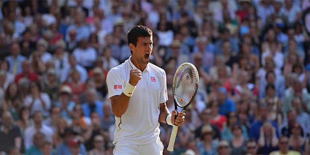 DJOKOVIC VENCE A DEL POTRO: 7-5, 4-6, 7-6, 6-7 y 6-3.