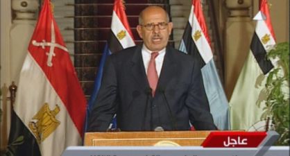 MOHAMED EL BARADEI, SERÁ NOMBRADO PRIMER MINISTRO INTERINO DE EGIPTO