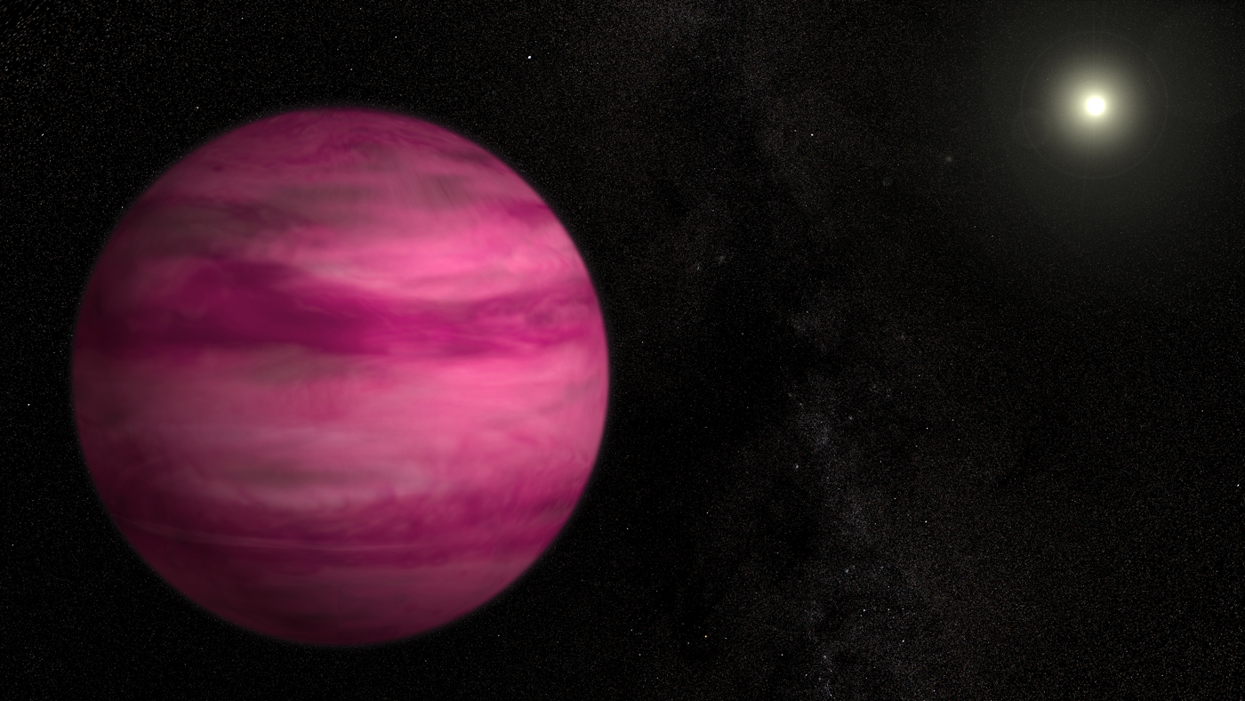 NUEVO PLANETA EXTRASOLAR COLOR CEREZA