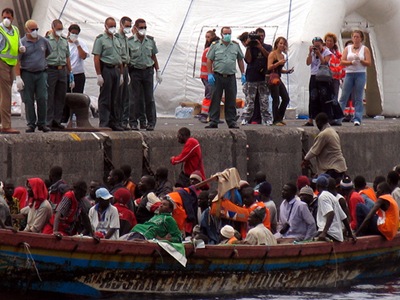 RESCATE DE INMIGRANTES EN PATERAS EN EL ESTRECHO