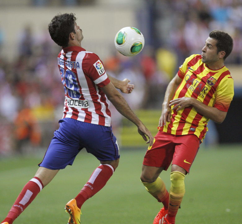 TONGO EN EL PARTIDO BARCELONA-ATLÉTICO