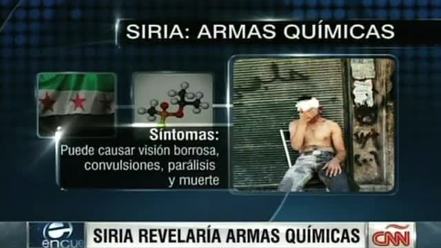 SIRIA: 1000 TONELADAS DE ARMAS QUIMICAS