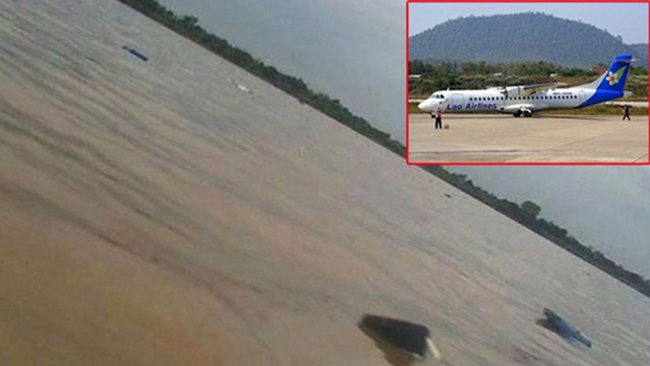 SE ESTRELLA UN AVIÓN Y FALLECEN 44 PERSONAS EN LAOS