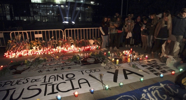 HOMENAJE A LA JÓVENES FALLECIDAS EN "MADRID ARENA"
